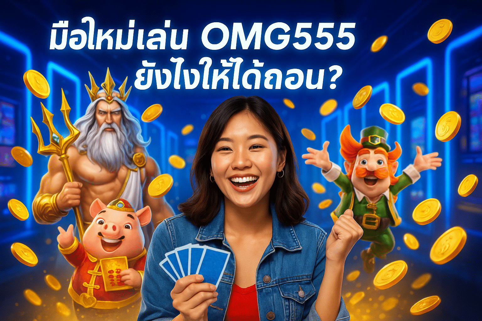 มือใหม่เล่น OMG555 ยังไงให้ได้ถอน?