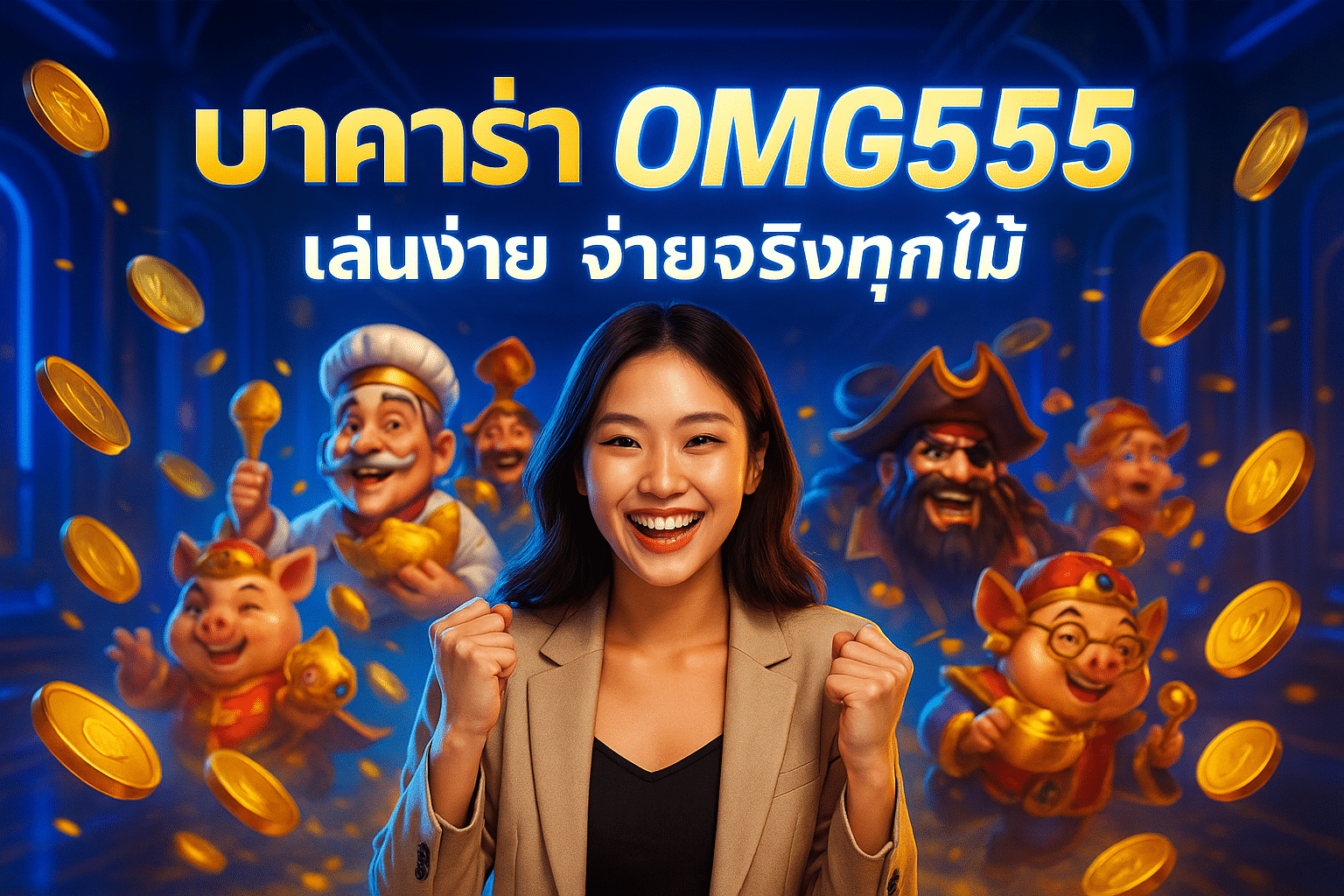 บาคาร่า OMG555 เล่นง่าย จ่ายจริงทุกไม้